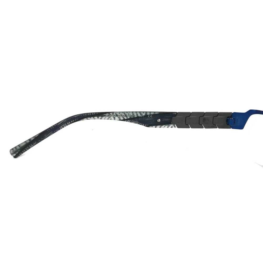 J.F. Rey Eyeglasses Frames JF2582 2222 Ceramic Titanium Matte Blue 55-16-141